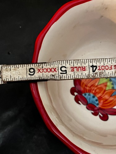 Menge (2) ESPANA "Pascha" Müsli Suppe Salat Schüssel 6" Lifestyle Neuwertig - Bild 8 von 9