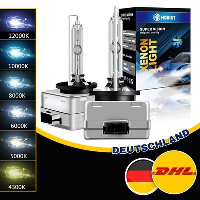 2x D1S SuperVision 6000K-12000K Xenon Brenner Lampe Licht Scheinwerfer Für Skoda