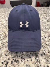 UNDER ARMOUR WOMEN'S STYLISH  SOFT HEATHERED PLAY UP HAT-NAVY Strapback
