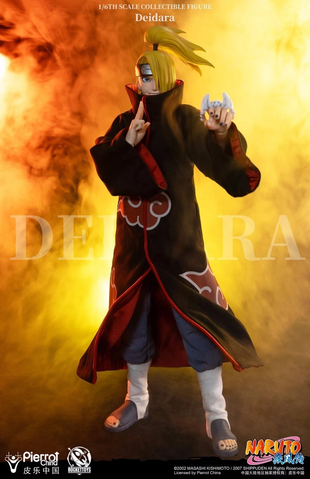 IN STOCK New RocketToys ROC-008 1/6 Deidara Collectible 12" Action Figure