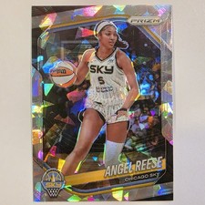 2025 Panini Prizm WNBA - Angel Reese #92 Ice Prizm