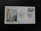FDC France 1982 architect Gustave Eiffel (Dijon #1)