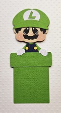 Luigi In Tube. Scrapbook, Card making Paper Piecing