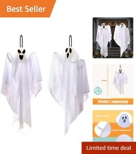 Hanging Ghost Decorations - 2 Pcs, 27.5