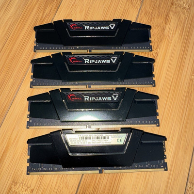 G.SKILL Ripjaws V 32GB (4x8GB) DDR4-3200 DDR4 CL16-18-18-38
