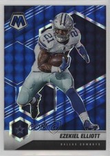 2021 Panini Mosaic Blue Mosaic Prizm 23/99 Ezekiel Elliott #60 11nu