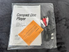 Instrukcja obsługi Sony do CDP-S207 CDP-S37 w bardzo dobrym stanie