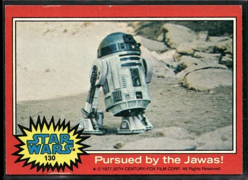 1977 Topps Star Wars #130 Pursued by the Jawas!