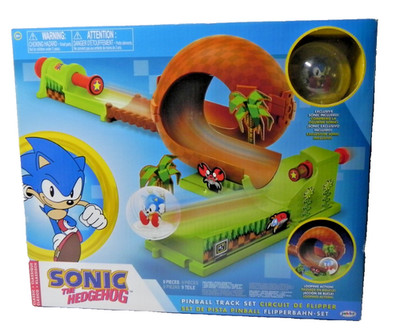 Sonic The Hedgehog Pinball Green Hill Zone Set missing cardboard trees & crabs