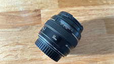 Canon EF 50mm F1.4 USM Autofocus Lens Rear Cap & Filter