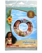Disney Moana Swim Ring 17.5 Inch Inflatable Float for Kids Pool Fun