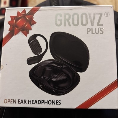 Groovz Plus True Wireless Open-Ear Kopfhörer mit Ladecase. UVP 72£