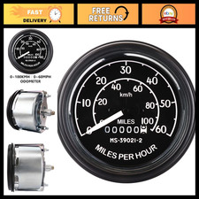 85mm Mechanical Dual Scale Speedometer Odometer - Accurate Durable Easy Inst