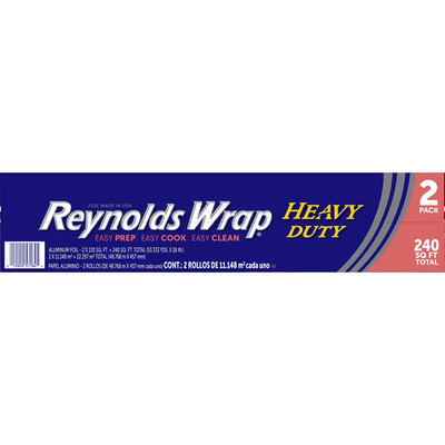 Reynolds Wrap Heavy Duty 18'' Aluminum Foil, 120 sq. ft., 2 pk.