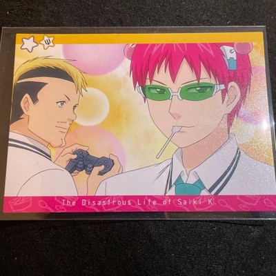 Saiki Kusuo Psi Difficulty Scene Photo Card Limited Edition K