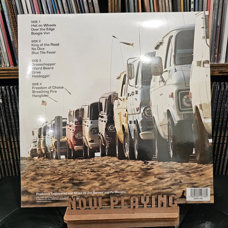 KING OF THE ROAD Fu Manchu LIMITED to 250! 2 LP Tri-Colored Vinyl LP NEW/SEALED - Image 3 of 3