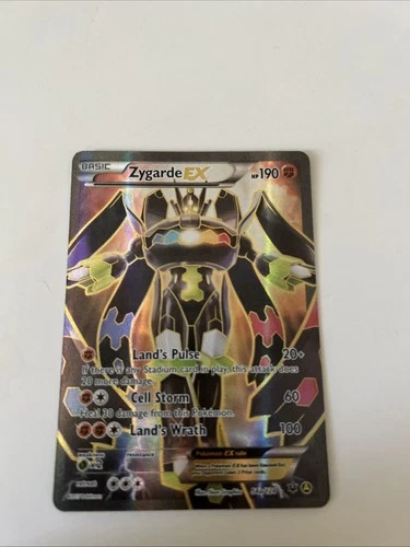 Pokémon TCG Zygarde EX Full Art Alternate Card 54a/124 XY Fates Collide Ace 8