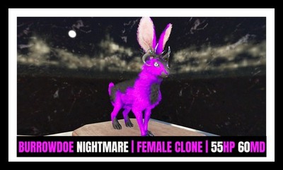 ARK Survival Ascended PvE BURROWDOE NIGHTMARE BURROW FEMALE CLON PC/XBOX/PS5 ASA