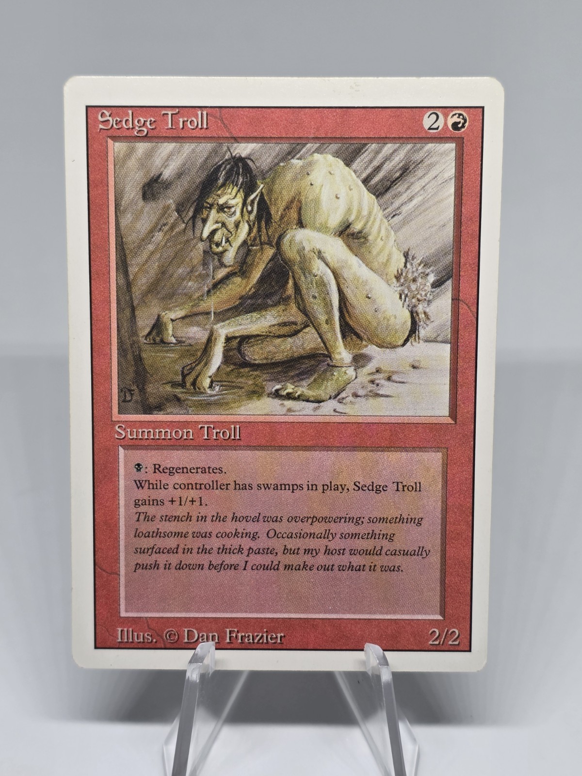 Magic The Gathering TCG Sedge Troll Revised Edition Regular Vintage WOTC 94