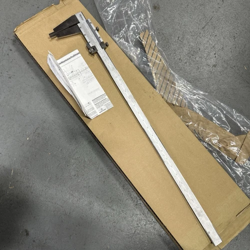 Mitutoyo Nib Jaw Fine Adjustment Vernier Caliper SS 0-24" Range CM24"Y 160-102