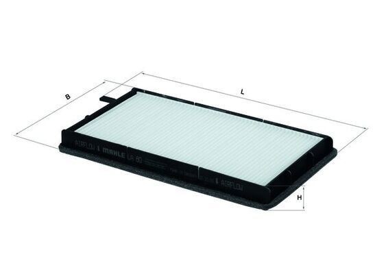 MAHLE LA 80 Cabin Air Filter Fits Alpina B3 Touring Coupe Convertible B6 B8 BMW