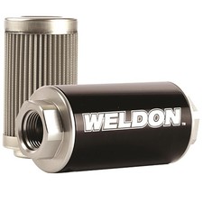 Weldon Pump Llc Weq12100ssn Fuel Filter Inline Billet Aluminum Black Clear Anodi Weldon Pump Llc Weq12100ssn Fuel Filter Inline Billet Aluminum Black Clear Anodi