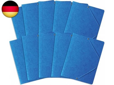 BANTEX Einschlagmappe, Sammelmappe mit Gummi A4, Eckspanner, Eckspann-Mappe,