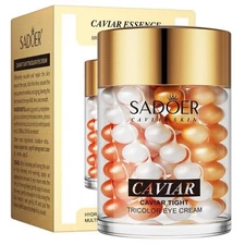 SADOER Caviar Tight Eye Cream – premium eye care with luxurious caviar extract.