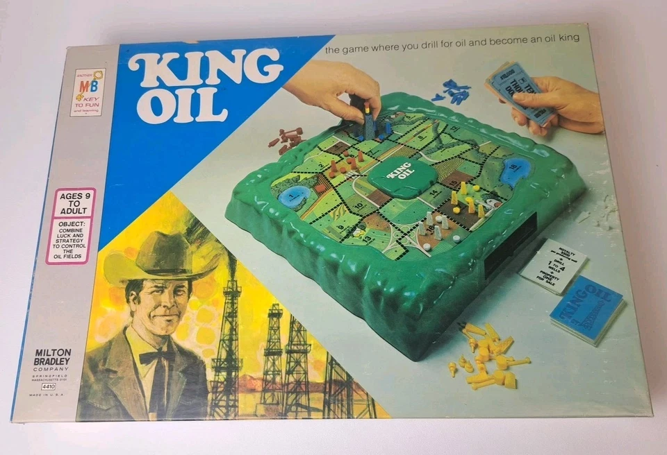 1974 King Oil Board Game by Milton Bradley Complete! FREE SHIPPING - Image 2 of 4