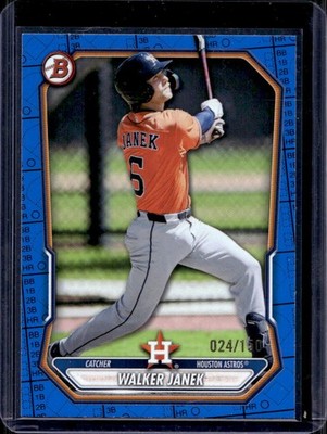 Walker Janek 2026 Bowman #BP-131 Blue Pattern /150