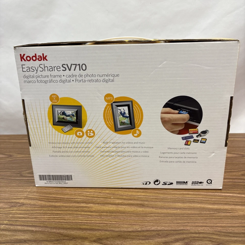 Kodak Easy Share SV710 Digital Desktop Picture Frame New - Image 3 of 4