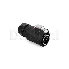 19 Pin Male Quick Connect Waterproof In-Line Power Connector