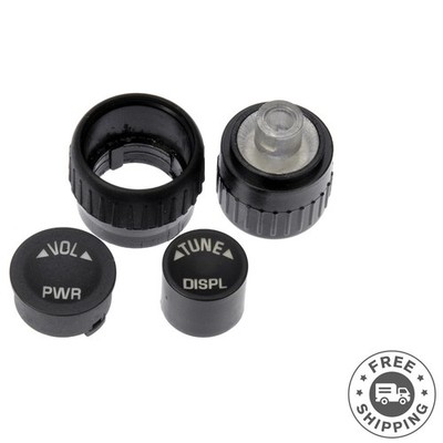 Easy Install 4-Piece Radio Knob Set - Alloy Steel, Restores Functionality