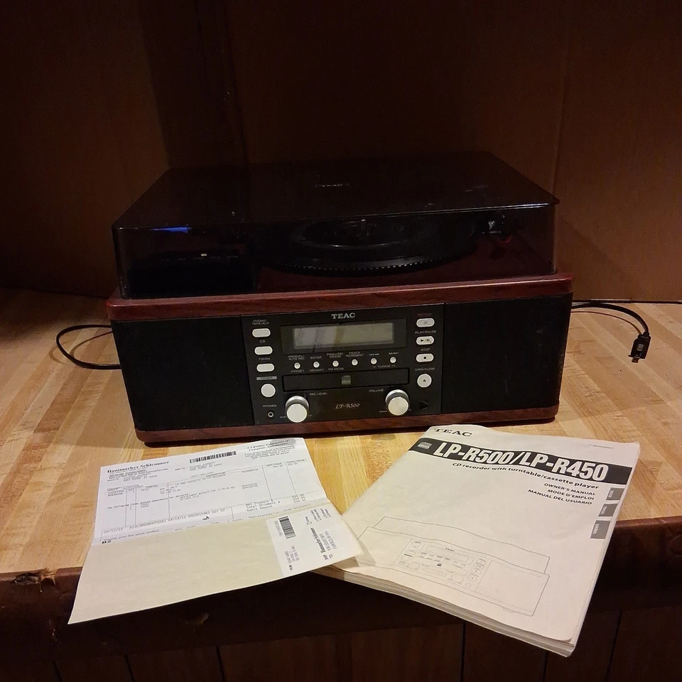 TEAC LP-R450 | Turntable Cassette CD Recorder in Good Condition- tested -works - Image 3 of 4