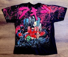 Akira Anime Kaneda Neo Tokyo All Over Print AOP T Shirt XL Screen Stars 15A