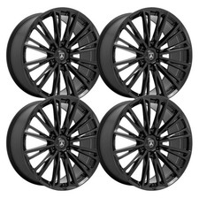 Set-4 Asanti Abl30 Corona 22x9.5 6x120 Gloss Black 30mm Wheels Rims 22 Inch