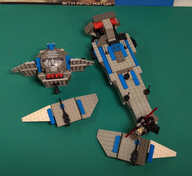 Star Wars: Sith Infiltrator LEGO #7151 -- 90% Complete w/ Instructions, 1999