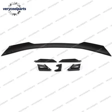 FOR 2016-2023 CHEVY CAMARO ZL1 1LE STYLE LT RS SS GLOSS BLACK TRUNK SPOILER WING