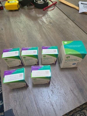 OneTouch Verio Glucose Test Strips - 5 50 Strip boxes and 100 lancets, sealed