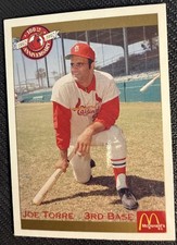 1992 McDonalds St. Louis Cardinals 100th Anniversary Joe Torre