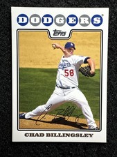 CHAD BILLINGSLEY #194 2008 Topps Baseball QTY Los Angeles Dodgers