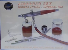 Paasche 00052 Airbrush Set Double Action Internal Mix Siphon Feed