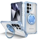 For Samsung Galaxy S26 Ultra S25 S24 S23 S22 Shockproof Ring Stand Mag Safe Case