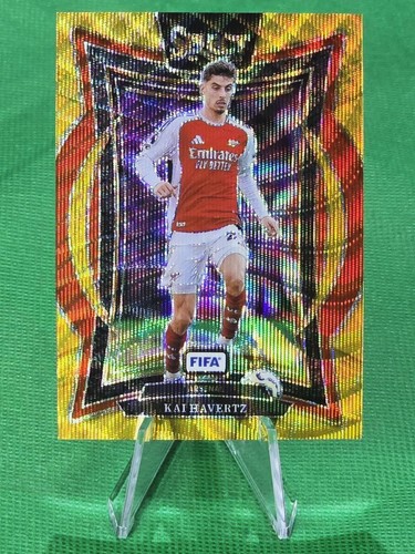 🔥 Kai Havertz Gold Wave Prizm /10 🔥 2024-25 Panini Select FIFA - #13 Arsenal