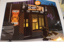 Pokemon Center Detective Pikachu Poster Pausa Caffè Tarda Notte 16 X 20" NUOVO