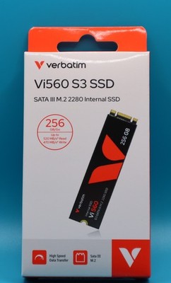 Verbatim Vi560 S3 SSD 256GB M.2 2280 SATA III interne SSD Neu OVP