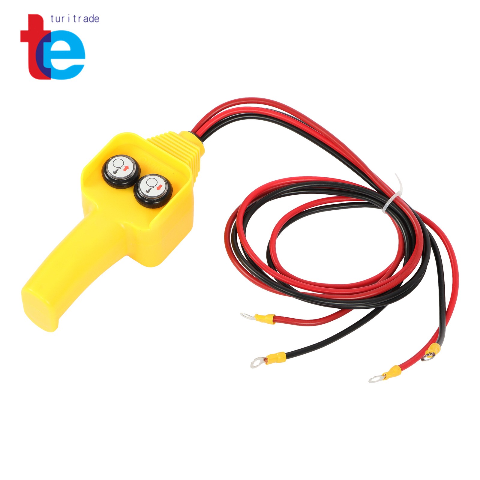 3500lbs Electric Winch 12VDC/1.5HP Copper Motor With 3/16" x 39' Synthetic Rope