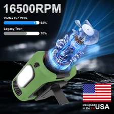 Up to 30h Runtime Portable Waist Belt Fan 10000mAh USB Rechargeable Power Bank