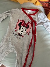 minnie mouse baby strampler grösse 74/80