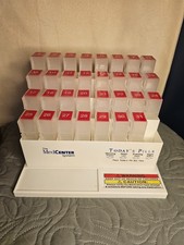 MedCenter Monthly 31-Day Pill Organizer System   No Clock   Preowned